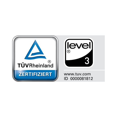 Logo TÜV Rheinland Level 3